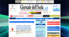 Desktop Screenshot of giornaledellisola.it